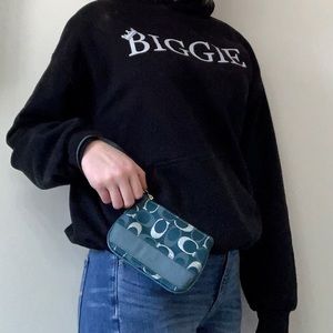 Turquoise Coach Wristlet